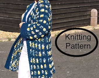 PDF BREIpatroonAlleen in het Engels.Handgebreid vest.Chartreuse-jas,vest.Grote jas voor het hele seizoen voor dames.Charteuse-vest