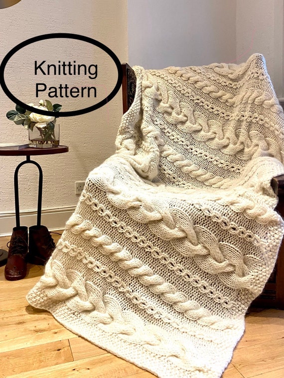 Chunky Celtic Cable Knit Sweater Pattern – Handy Little Me Shop