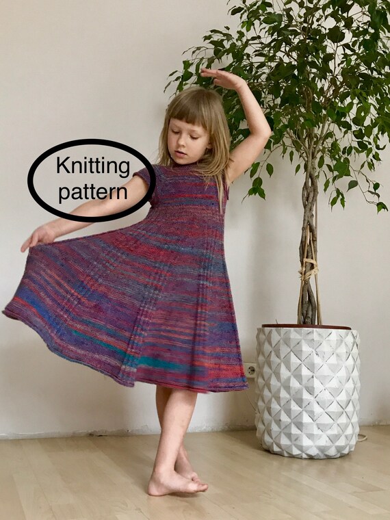 Knitted 2024 girls dress