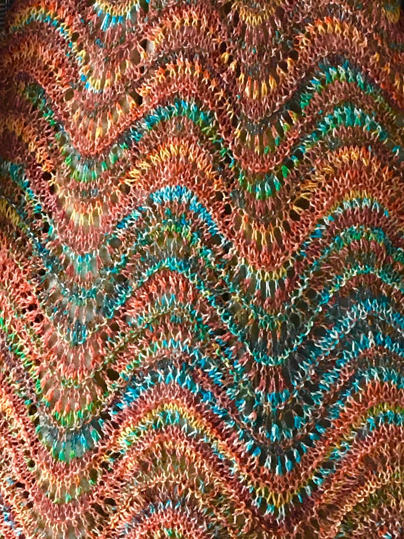 PDF KNITTING Pattern M Size Only Loose Loop Wave Dress - Etsy