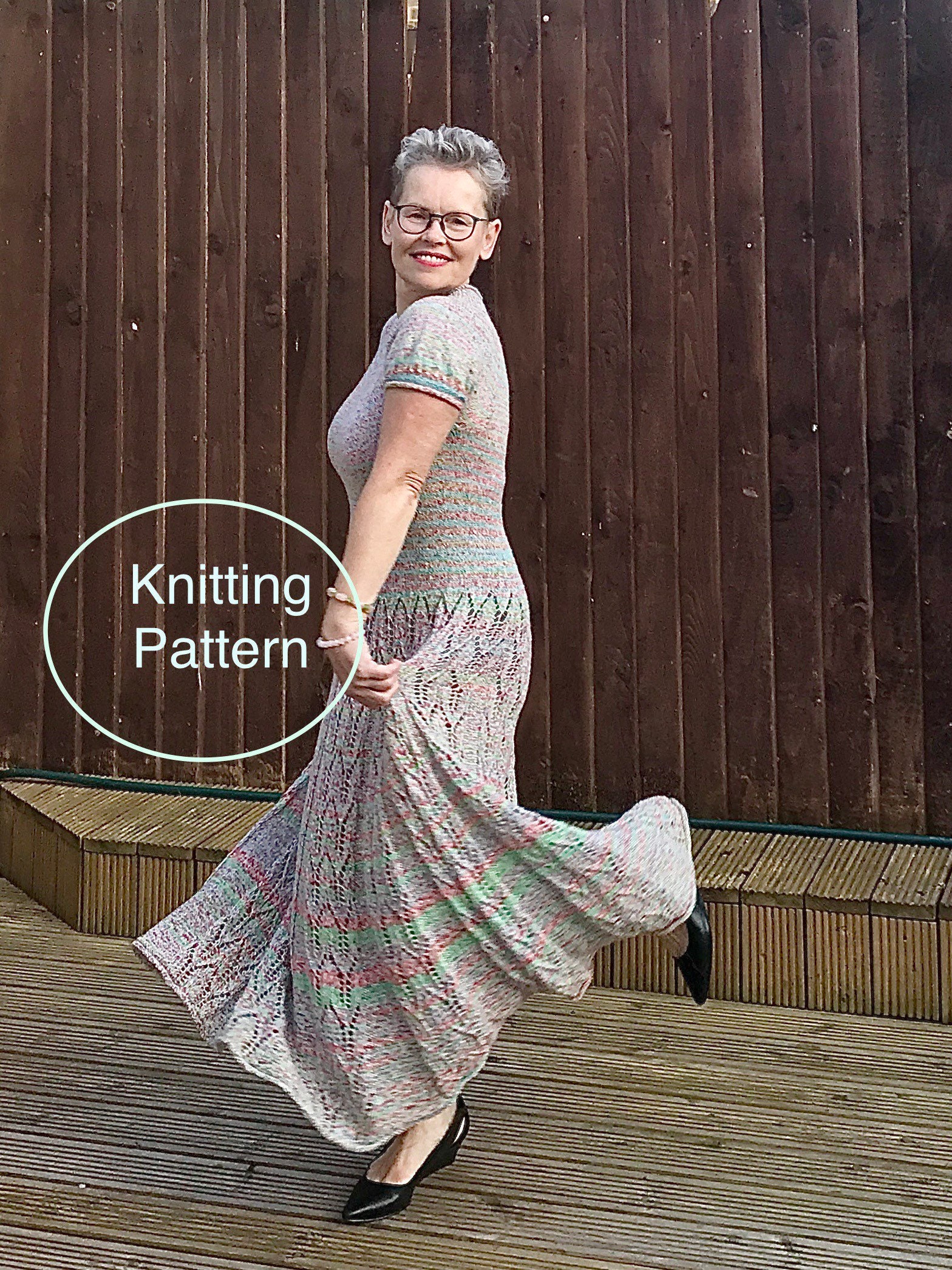 Hand Knitted Tunic Dress Beige Knit Tunic Dress Mesh Knit Dress Hand Knitted  Wool Tunic