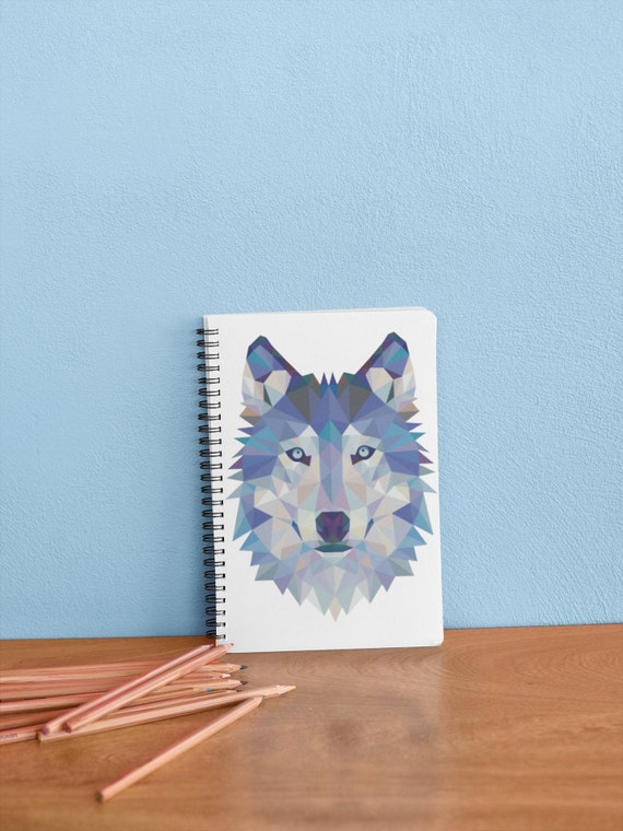 Wolf Journal Journal Wolf Wolf Notebook Custom Wolf Etsy