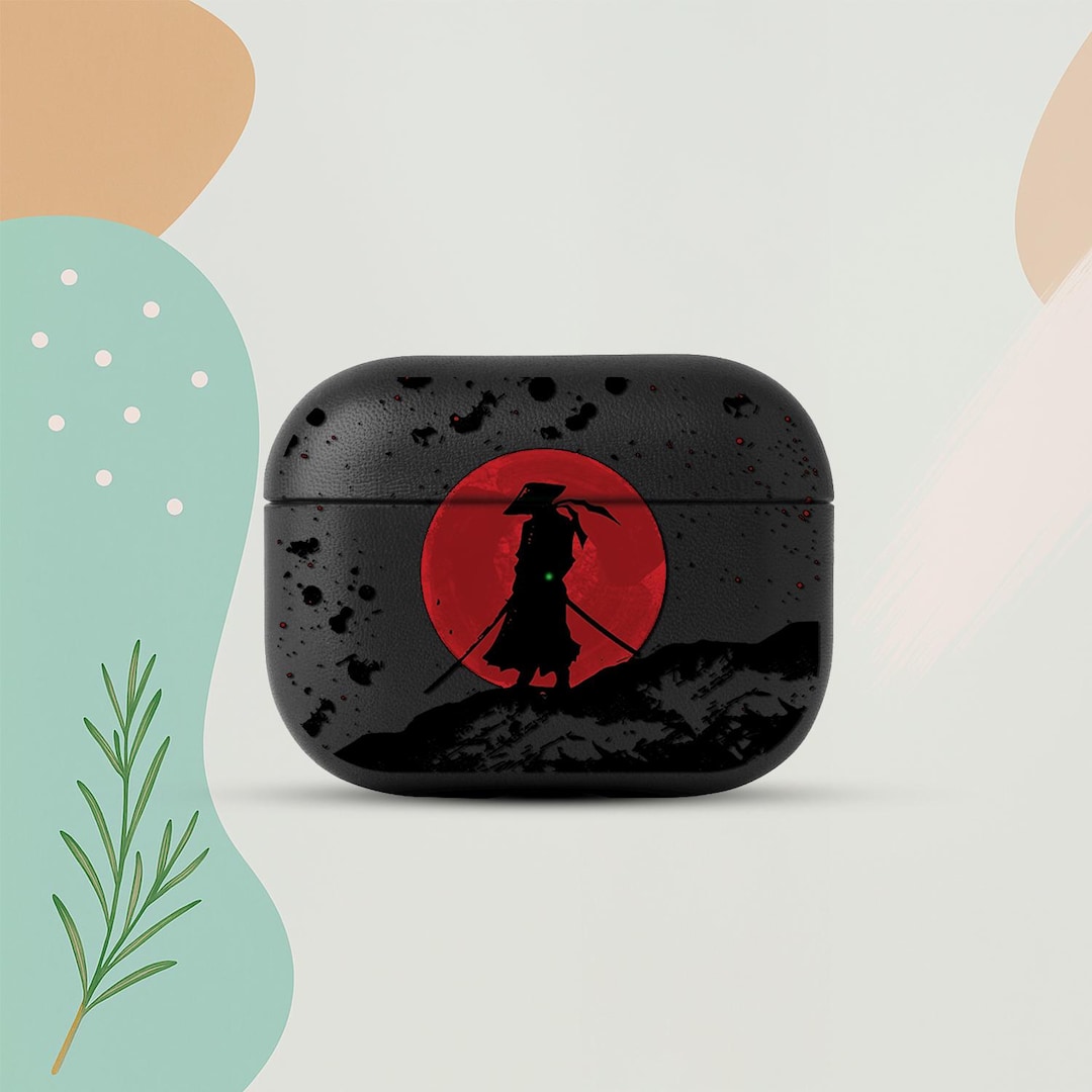 Samurai Airpods 4 Eco Leather Case, Ronin Airpods Cover, Japanese
