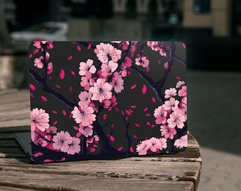 Sakura Cherry Blossom MacBook Skin, Pink Laptop Decal, 3M Vinyl - Etsy
