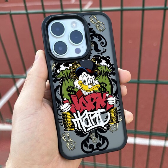 リッチダックグラフィティiPhone 17 Pro Maxケース、MagSafe対応iPhone 