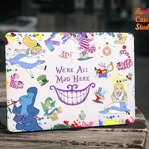 Capa Alice no País das Maravilhas para Macbook A2337 Air 13" M1 Blond Girl A2338 Pro 13 M1 Capa personalizada para MacBook com estampa de menina de 12" rígida