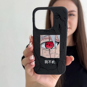 Red Eye iPhone 17 Pro Max Hülle, Ninja Art Phone Cover für iPhone 16 mit MagSafe, benutzerdefinierte Anime Design Hülle