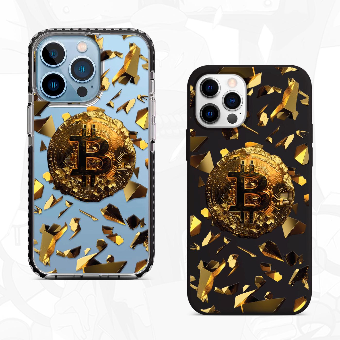 Bitcoin Gold iPhone Case, Crypto Magsafe Phone Cover for iPhone 17 16 15  Pro Max, Blockchain Coin Design Samsung S24 FE S25 Ultra Pixel - Etsy  Ireland