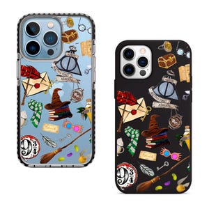 Funda Magic World para iPhone 17 Pro Max, funda para iPhone 16 con diseño de escuela de magos y MagSafe, funda personalizada encantada.