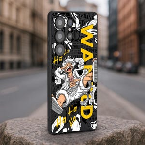 Laughing Hero Galaxy S25 S24 Case, Manga Style Phone Cover for Samsung Galaxy S25 S24 S23 S22 Ultra Plus, Fun Anime Art Galaxy FE Case