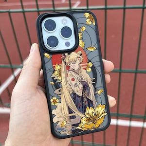 Coque IPhone 6/6S Fille Anime Foncé - Motif Manga, Protection Téléphone, Neuve