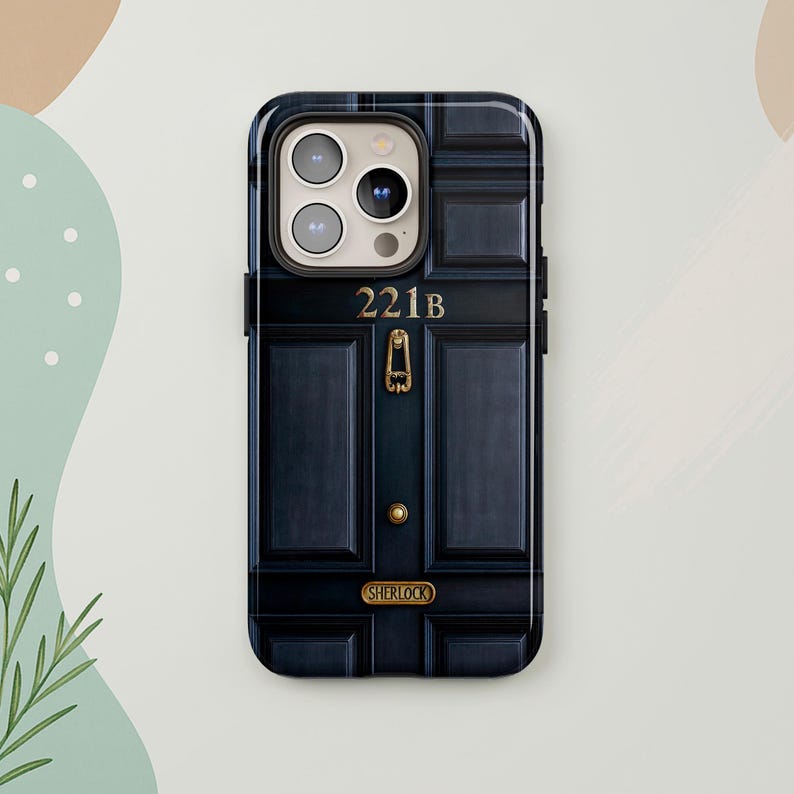 Sherlock Holmes Gifts: Sherlock Holmes iPhone Case © RachelCasesStudio | etsy.com
