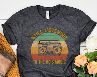 Retro 80s Music T-Shirt: Funny Vintage Graphic Tee