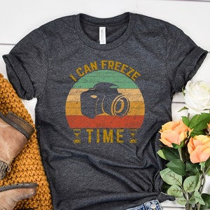 Retro Photographer T-Shirt, Photographer Shirt, Vintage Gift for Photographer, Vintage Father&#39;s Day Gift for Photographer, Photography Shirt