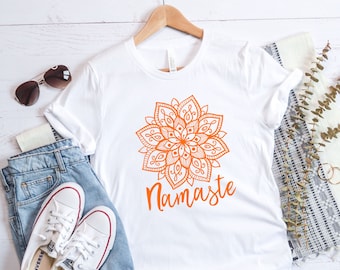 Namaste Mandala T-Shirt: Meditation Yoga Shirt