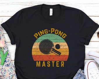 rétro ping-pong hommes Tennis de table femmes vintage Sweat à Capuche enfants