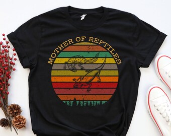 Mother Of Reptiles T-Shirt: Reptile Lover Mom Shirt