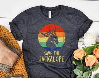 Jackalope T-Shirt • Save the Jackalope Shirt • Cryptid Shirt