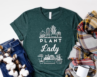 Plant Lady Shirt • Botanical shirt • Plant Mom Shirt
