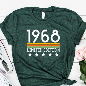 55th Birthday Tshirt • Vintage 1968 Shirt • Personalized 55th Birthday Gift