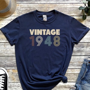 75th Birthday Shirt • Vintage 1948 T-Shirt • Personalized 75th Birthday T-Shirt
