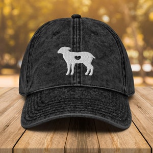 Sheep Vintage Cotton Twill Cap • Lamb Lover Dad Hat • Lamb Embroidered Hat • Gift For Sheep Lover • Gift for Farmer