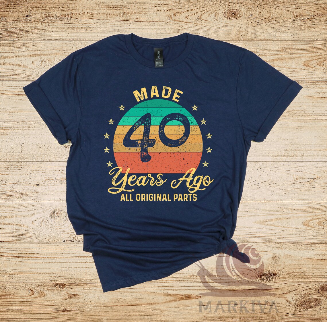40th Birthday Gift Shirt Scottish Since 1977 40 Year Old Tee