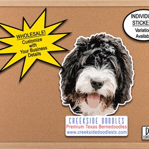 Wholesale Dog Breeder Stickers, Dog Business Logo, Dog Groomer, Dog Walker, Custom Business Stickers, Label Stickers, Business Packaging