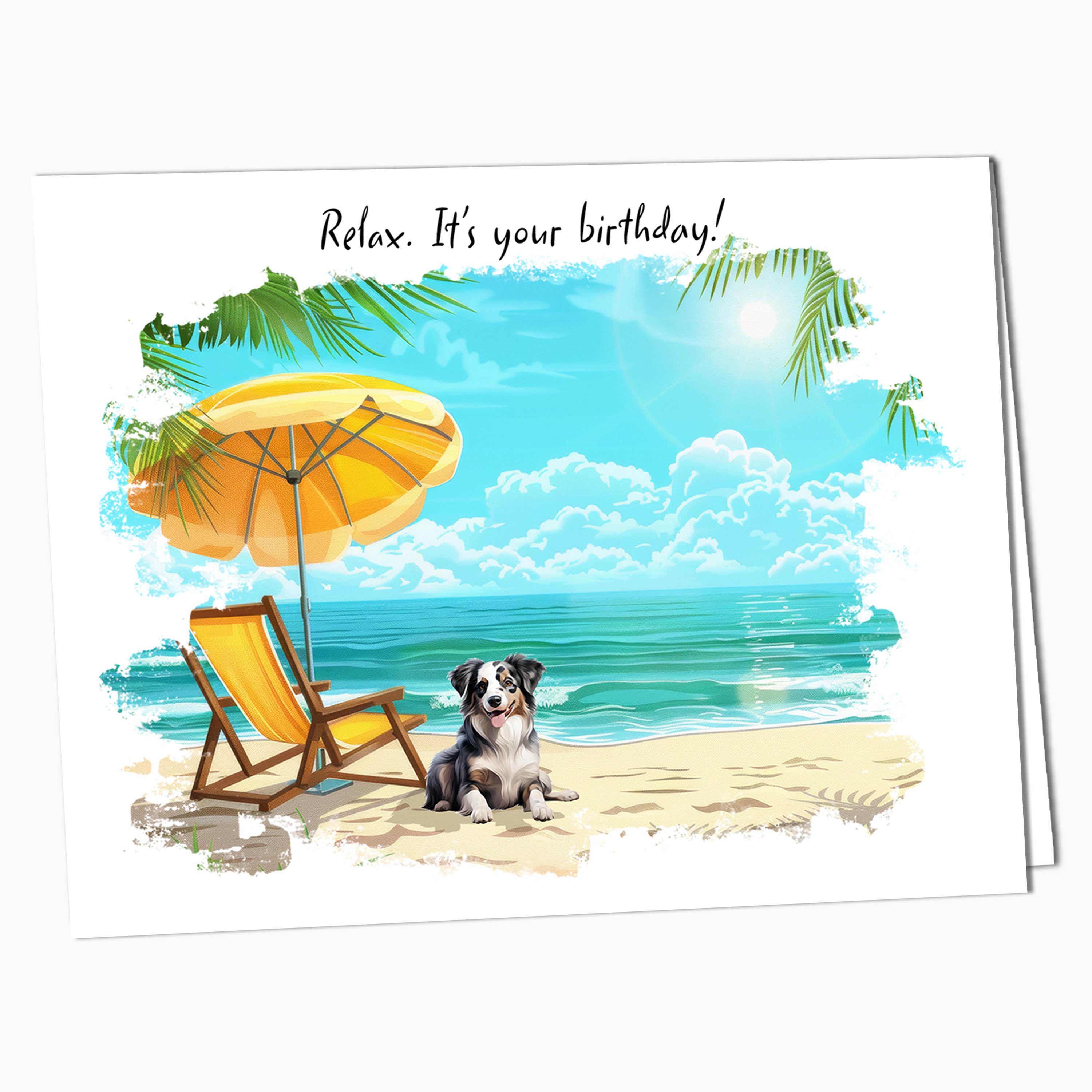 Abacus Cards General Ale/Feale Blank/Birthday Card - 'Border Terrier