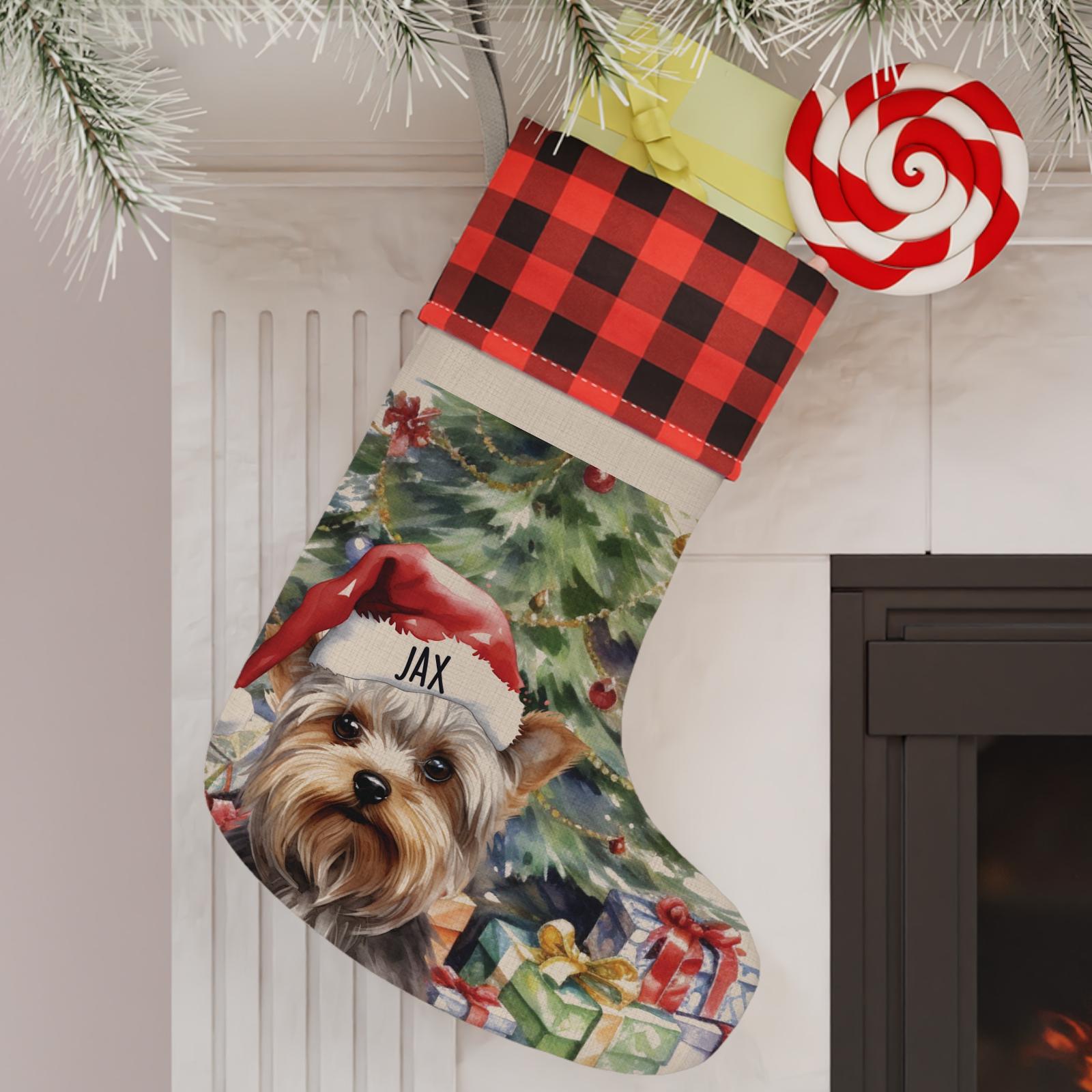 Yorkie Christmas Stocking Yorkie Christmas Stocking
