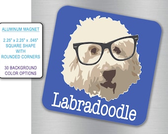 Labradoodle Cute Magnet, Fridge Magnet, Funny Magnets, Refrigerator Magnet, Kitchen Magnet, Pet Magnet Gift, Labradoodle Gifts, Dog Magnets