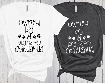 Chihuahua Shirt, Fur Mama, Long Haired Chihuahua, Chihuahua Mom, I Love Dogs, Dog Lover, Chihuahua Art, Long Haired Chihuahua Tshirt