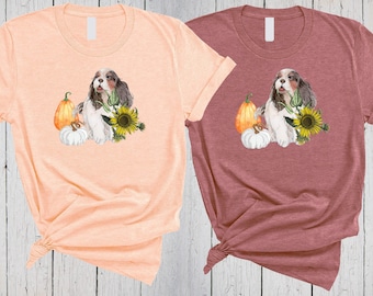 Cavalier Shirt, Fall Shirts, Thanksgiving Shirts, Pumpkin Shirt, Cavalier King Charles Spaniel, Fur Mama, Fall Sweatshirts, Sunflower Gifts
