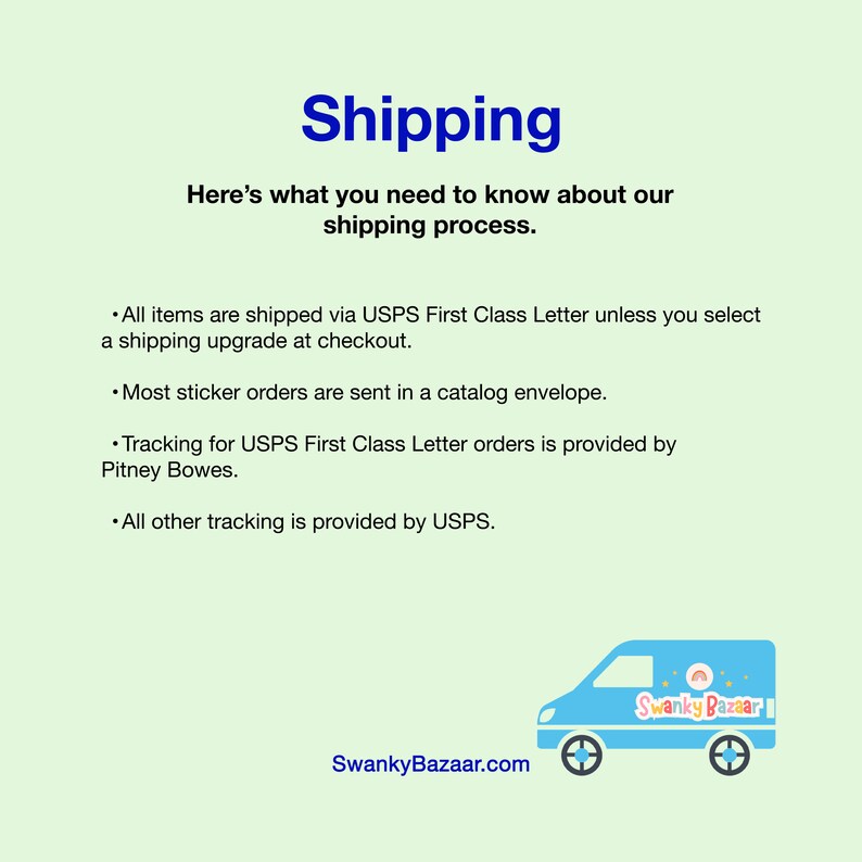 a blue van with the text shipping here's what you need to know about