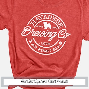 Havanese Dog Breed Coffee Lover Shirt, Dog Owner Gift, Dog Dad Gift, Dog Lover Shirt, Dog Mama Shirt, Havanese Dog Mom T-shirt Coffee Gift
