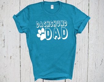 Dachshund Dad Shirt, Dogfather Shirt, Dog Dad Shirt, Dachshund Lover Gift, Doxie Shirt, Dachshund Clothes, Dachshund Shirt, Dachshund Tshirt