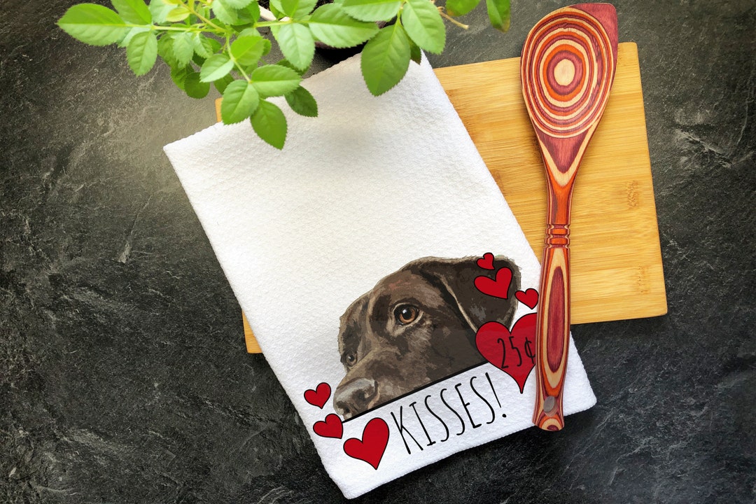 Chocolate Lab Dog Kisses Valentines Day Gift for Lab Mom Etsy