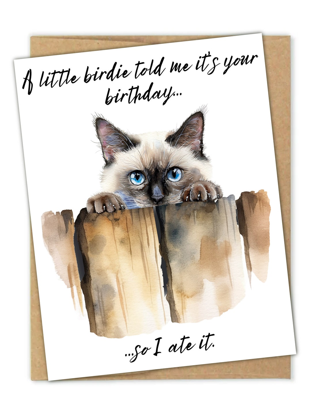 Tarjeta De Felicitación Mosaico De Gatos Artery8 - Para Cumpleaños, Aniversarios, Get Well Soon, Blank