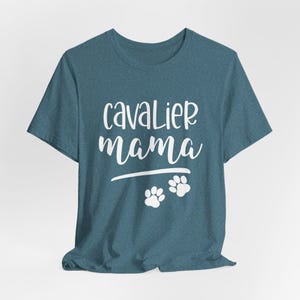 Cavalier Mama Shirt, Dog Mom Gift for Women, Cavalier King Charles Spaniel Tee, Cute Dog Lover Top, Birthday Gift for Mom, Mother’s Day Idea