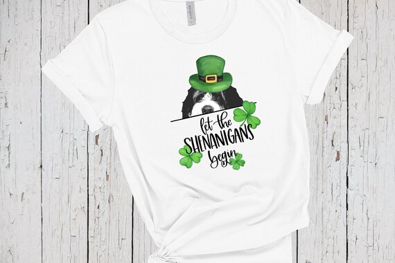 Womens Let The Shenanigans Begin Drinking St Patricks Day T-Shirt Womens Let The Shenanigans Begin Drinking St Patricks Day T-Shirt