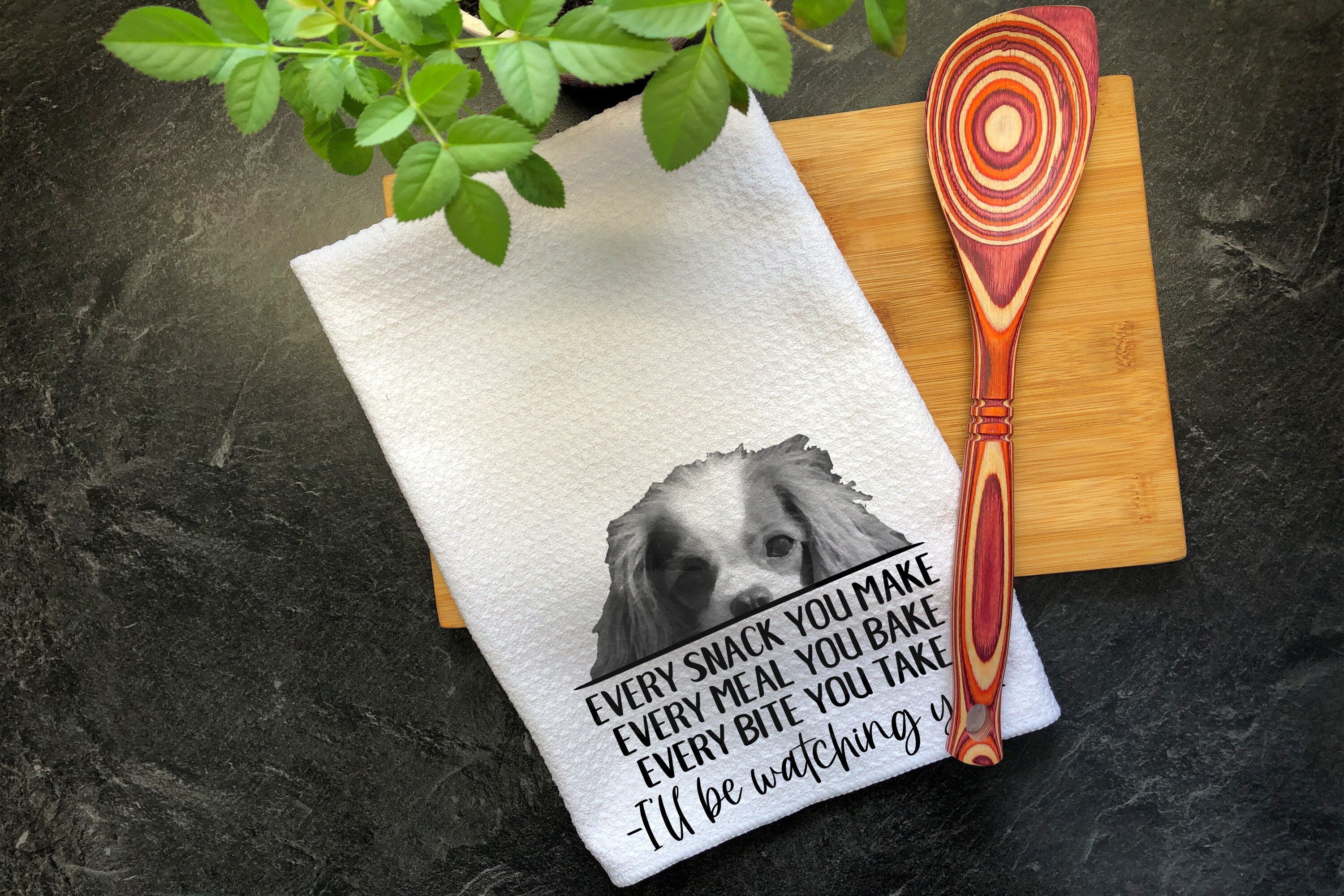  Funny Kitchen Towels ~ You Cook, I'll Clean Waffle kitchen Towel  : Handmade Products