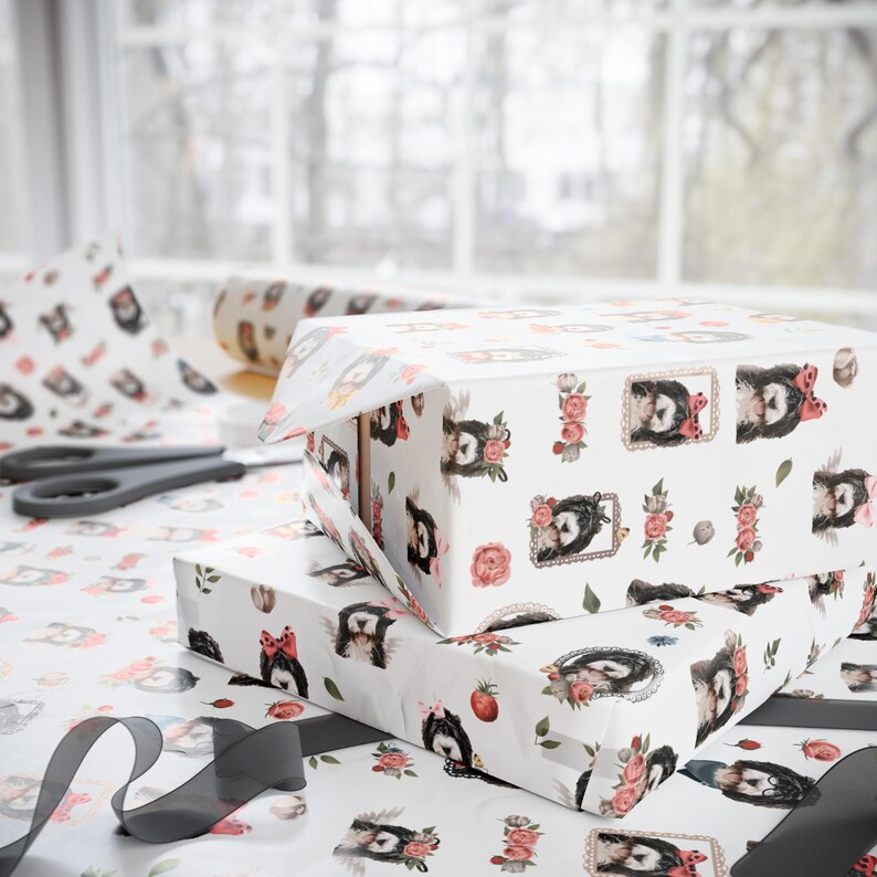 a couple of wrapped presents sitting on top of a table
