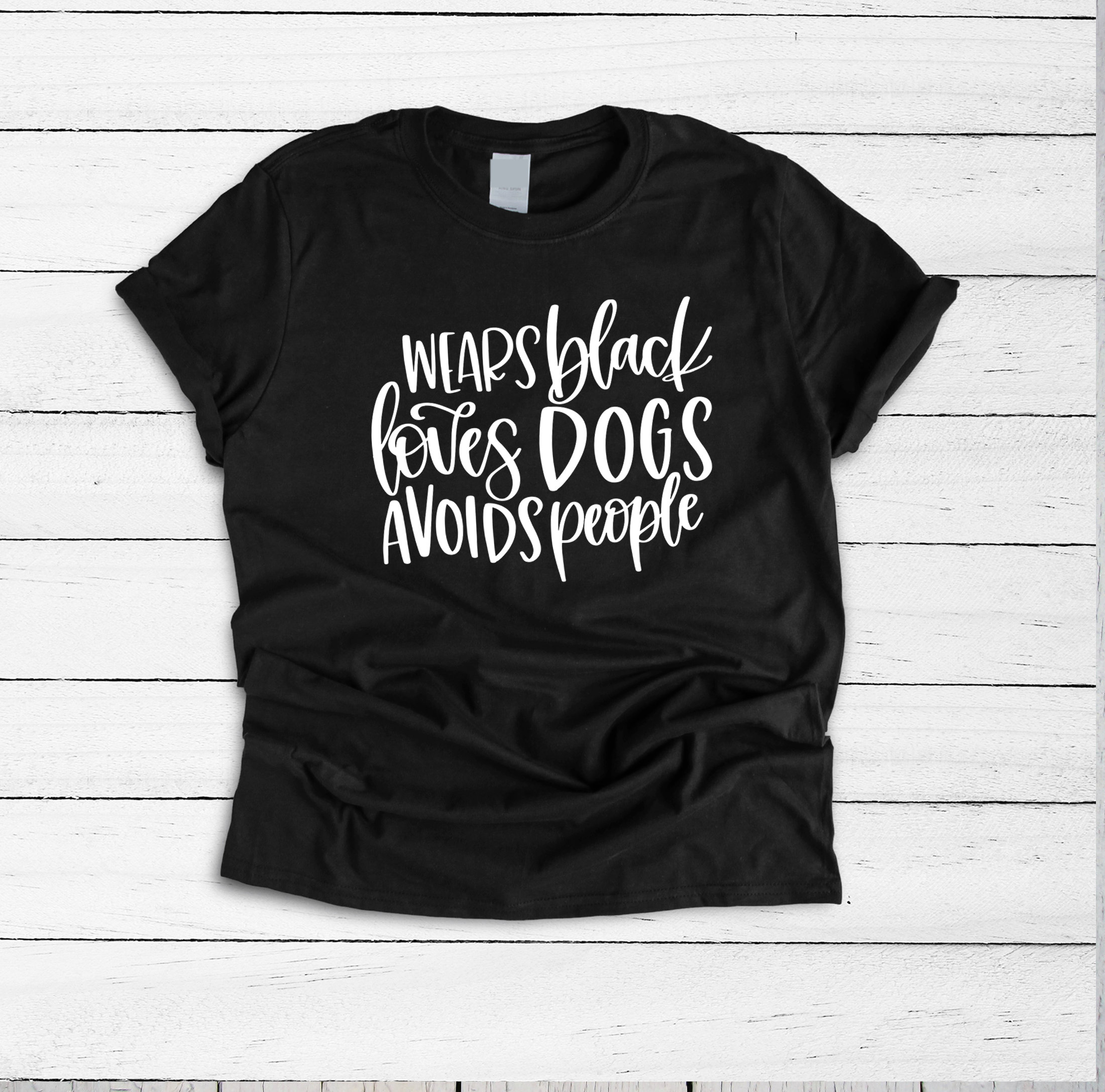 Wears Black Loves Dogs