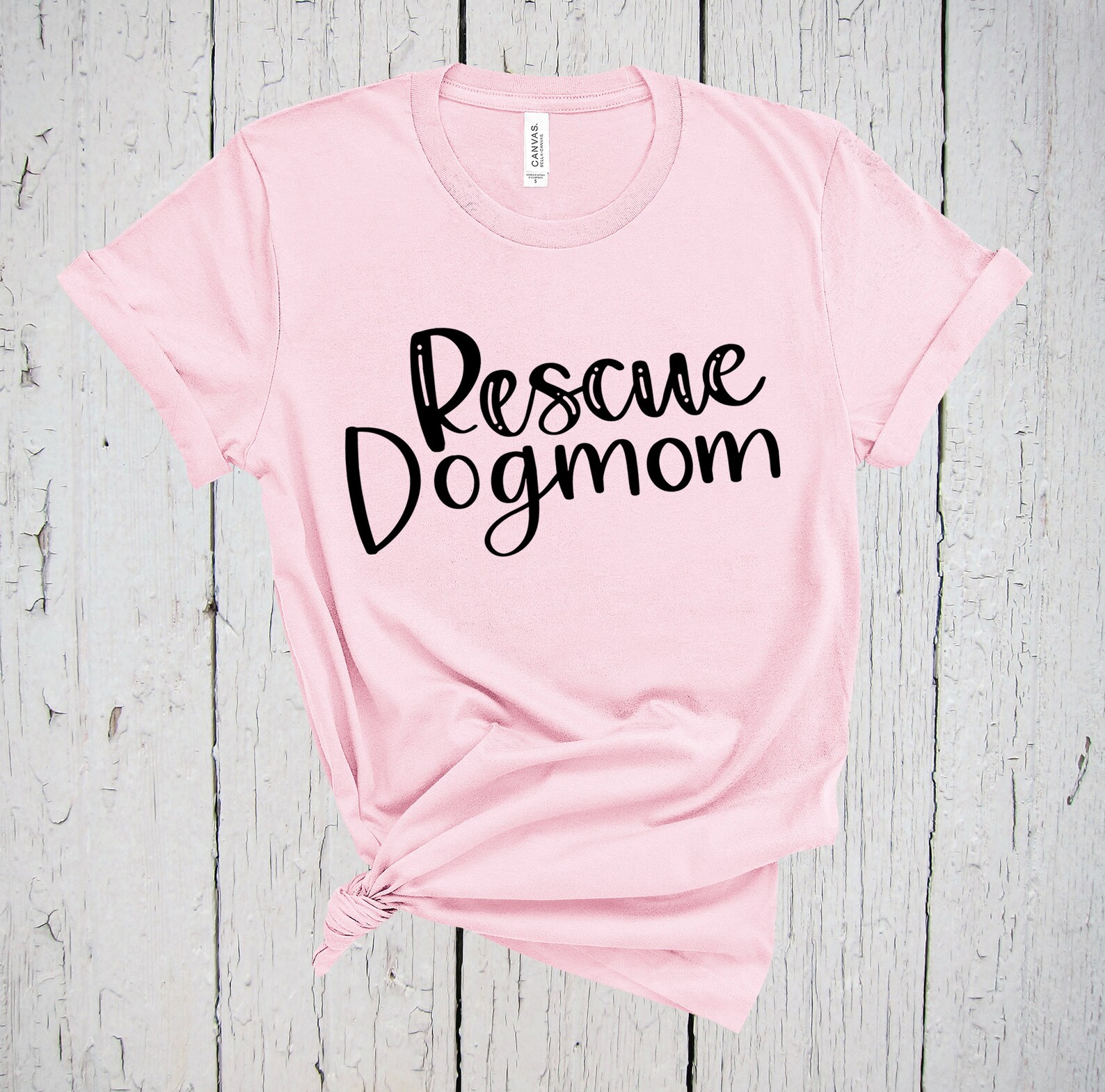 Rescue Dog Mom Shirt Furbaby Rescue Dogs T-Shirt for Women