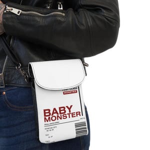 Baby Monster Cell Phone Wallet, kpop Concert Bag, Kpop Merch, YG Select, Boarding pass Cute Mini Purse for On-the-Go, Music Festival