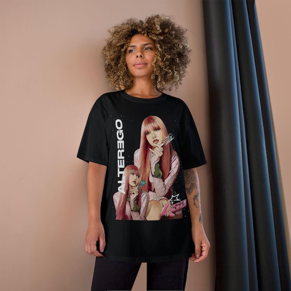 Lisa ALTEREGO T-shirt, Black Pink Lisa Kiki Version Solo