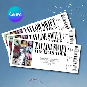 Taylor Music Einladung Geburtstagseinladung, Konzertticketeinladung, Eras Tour lädt ein, Taylor S lädt ein, Musikfestival-Themaparty