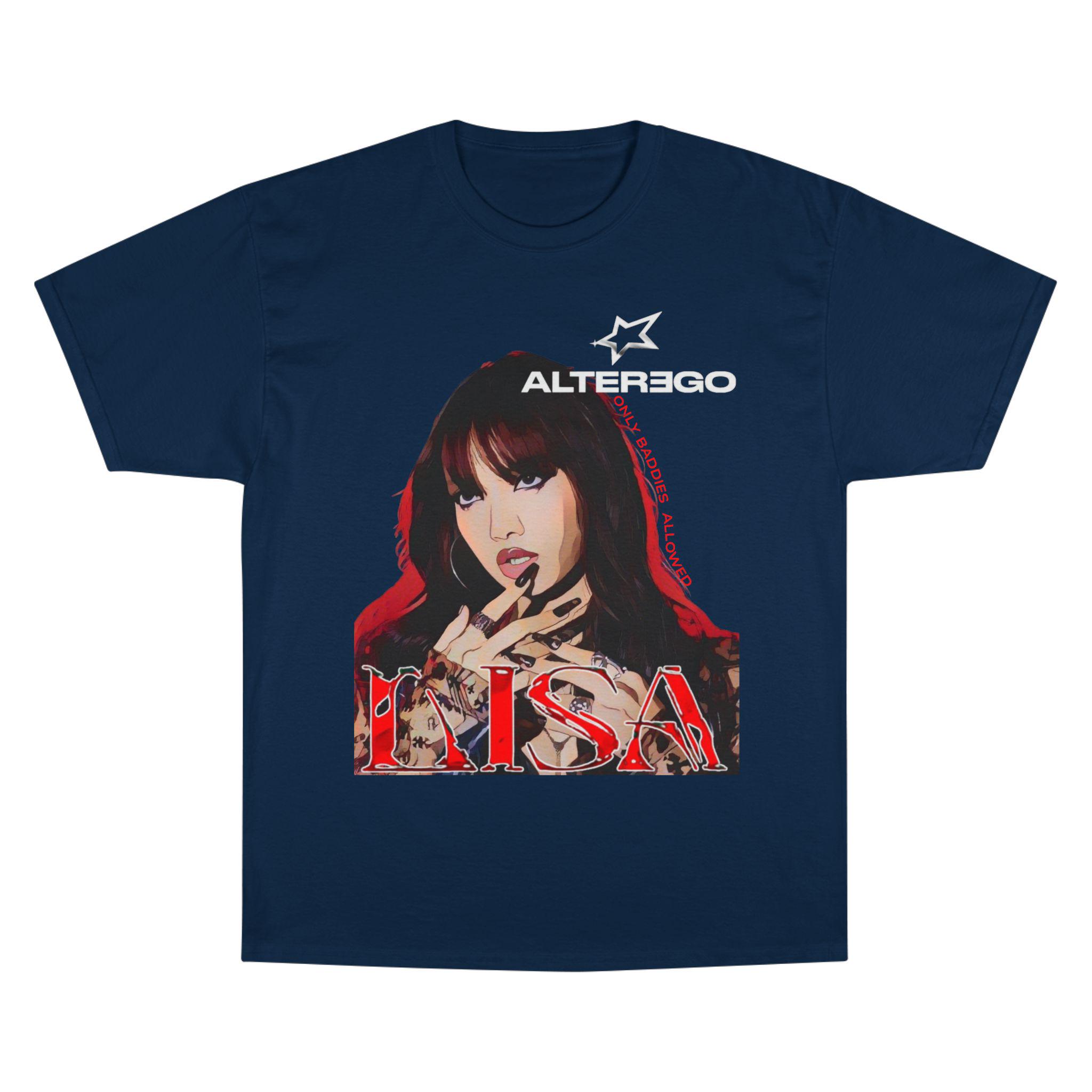 【新品】BLACKPINK LISA ALTEREGO Tシャツ LISA Alter Ego 2025 New Album Printing Tshirts Korean Singer
