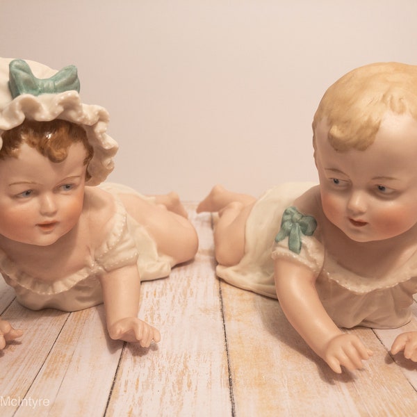 Antique Porcelain Figurines, Reproduction, originally made by Carl Schneider, Erben, Germany around 1900