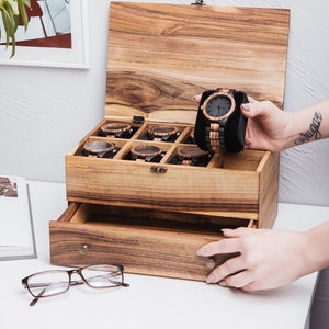 Horlogekist hout Etsy Nederland
